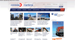 Desktop Screenshot of conexaomaritima.com.br